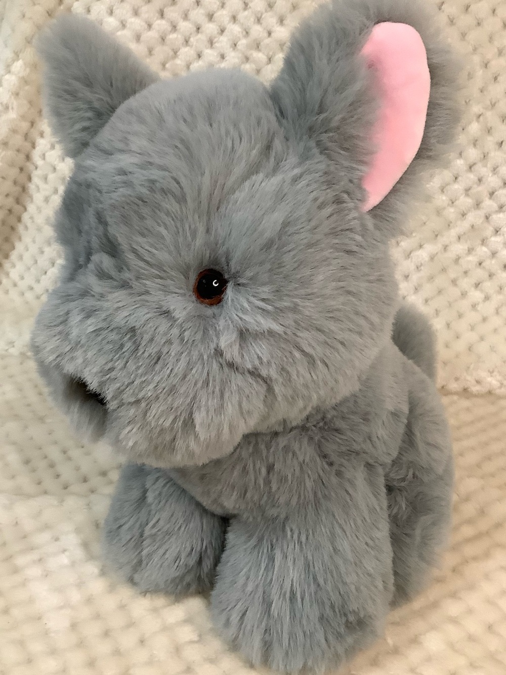 Worlds Softest Plush Gray Dog Stuffed Animal Toy Beverly Hills Teddy Bear Co #2